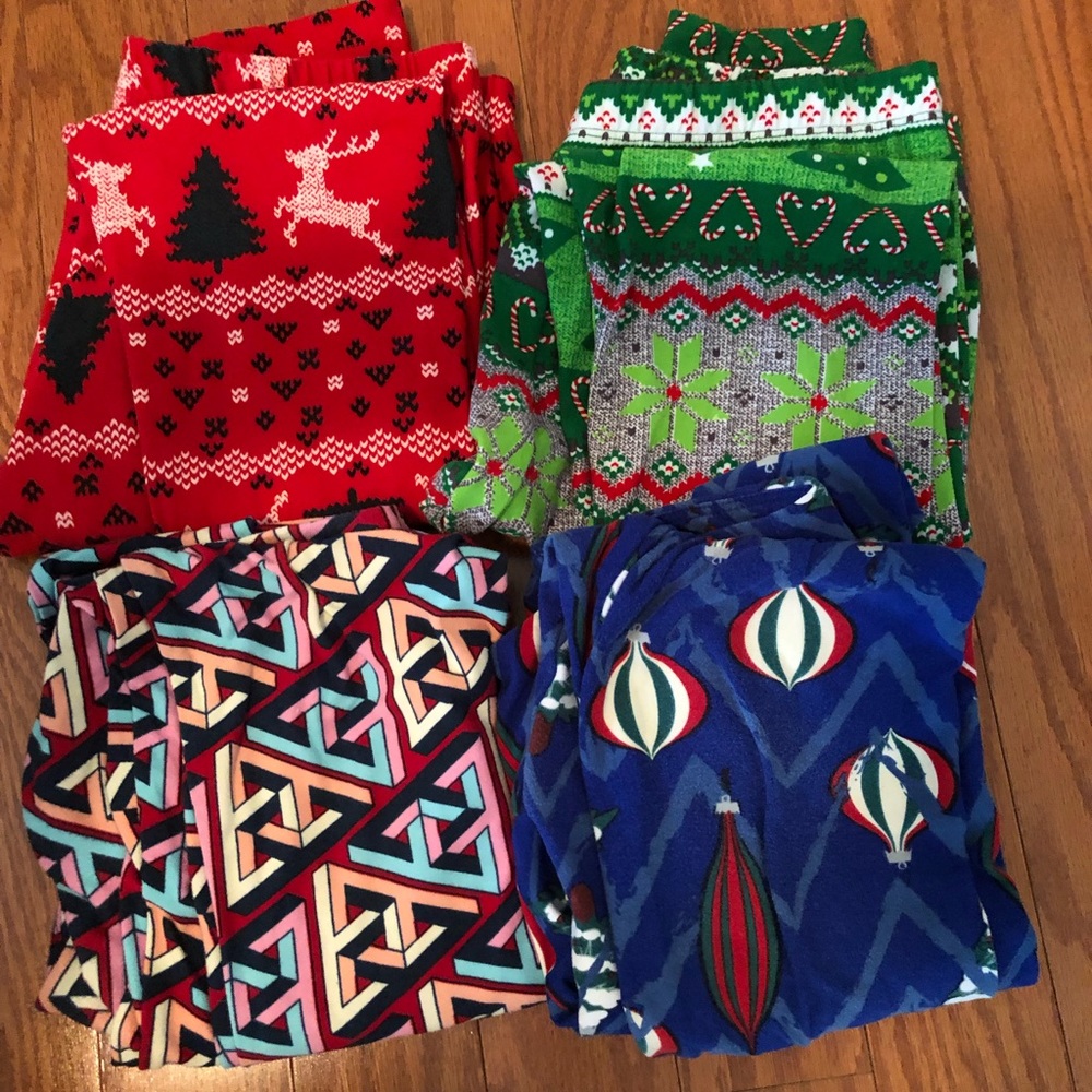 Holiday leggings (4 pairs)